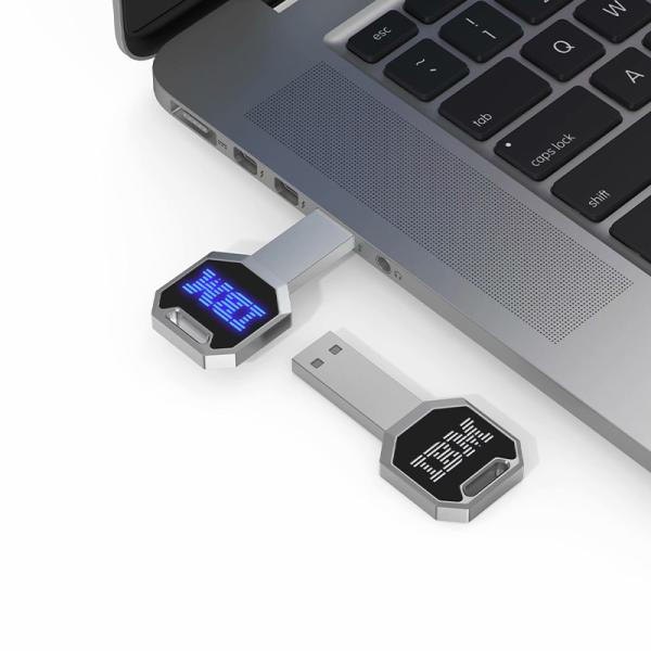 LED Light Crystal Usb Drive 2.0 128GB Fast Speed Flash Chips 15MB/S