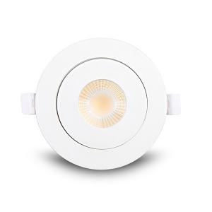 China FCC Certified Tilt LED Recessed Downlights 5CCT CRI 80 Heat Resistant on sale
