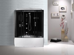 China Black  Profiles Enclosed Bath Shower Unit , Complete Shower Stall Kits on sale