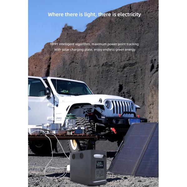 OEM ODM LiFePO4 lithium battery 2026Wh Fast Charging Flexible Portable power station Electric Car Charger for EV