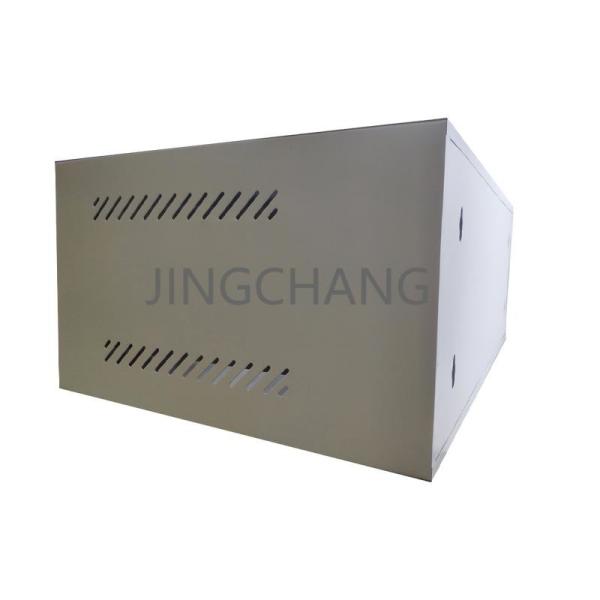 Temperature Control 6U Network Rack With Fan Assisted Ventilation For Data Centers