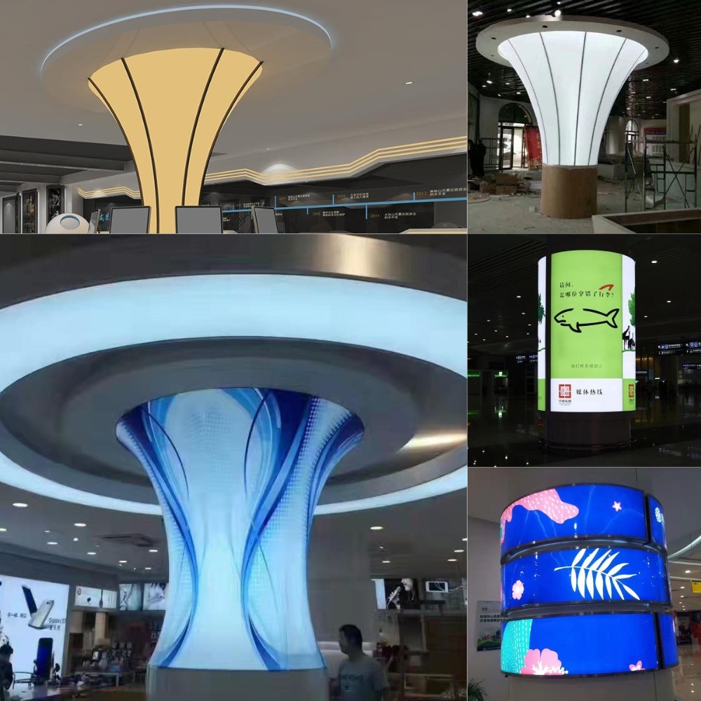 Wide Angle LED Lighting Sheet IP33 Flexible FPC for Irregular Shape Signage