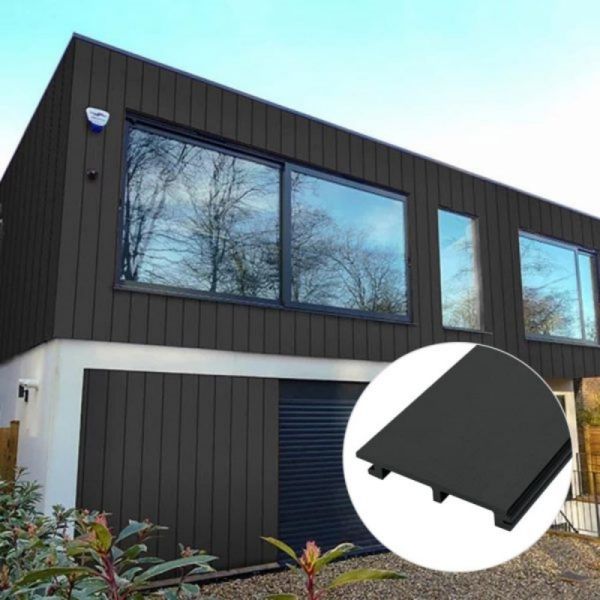 B1 Fire Retardant 148mm 21mm WPC Cladding Weatherproof Exterior Composite Wall Cladding