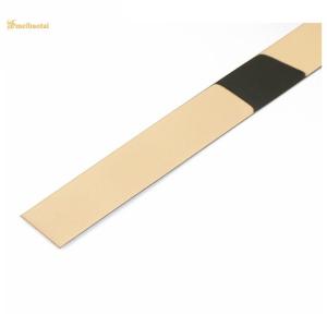 Buy cheap Stainless Steel Peel And Stick Decorative Wall Tile Trim 3048mm Length product