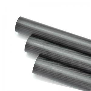 Buy cheap 70MM Round Carbon Fiber Tube Excellent Electromagnetism Property product
