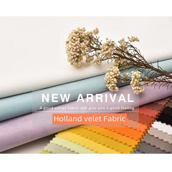 Ultrasonic Quilted Sofa Velvet Upholstery Fabric Customized Warp