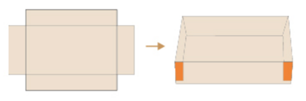 Automatic Rigid Box Making Machine For Corner Pasting