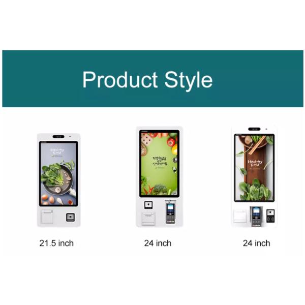 Fast Food 21.5"24"27"32"42" inch Touch Screen Self checkout Machine Self Service Payment Ordering Kiosk For Restaurants