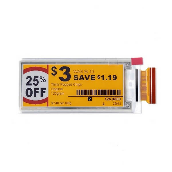 2.66'' 152*296 4 Color Reflective TFT E-Paper Display LCD Module