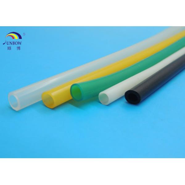 High Voltage Resistant Rubber Resin Soft Silicone Rubber Tube / Pipes Multi Color for Customized