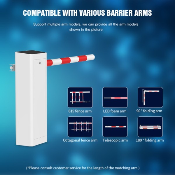 HCW CW242 DC Brushless Automatic Barrier Gate for Parking Lot Access Control