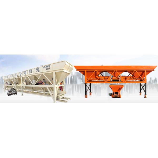 Fixed Type Floating HZS90 Concrete Batching Plant, 4100mm Aggregate Batching Plant