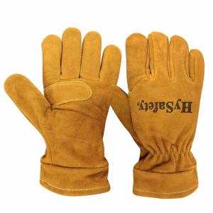 China NPFA1977 Dexterity  Gauntlet Firefighter Gloves , Leather Wildland Fire Gloves on sale