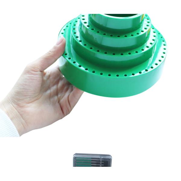Rotating Round Shape Jewelry Empty Drill Bit Storage Case 170*95mm