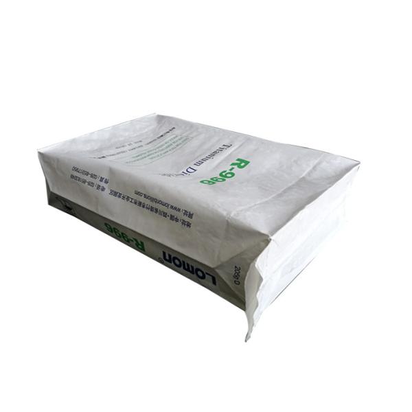Plastic Composite Pasted Valve Bags Three Paper One Film Building Materials Packaging
