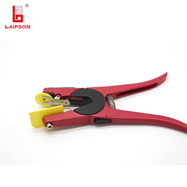 Rectangular Livestock Ear Tags 52mm 38mm Pig Hog Swine Use With Laser Marking