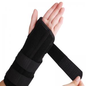 Buy cheap Black Elastic Wrist Brace Splint Carpal Tunnel Support S , M , L Size product