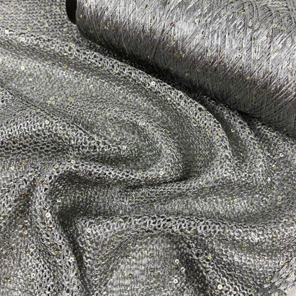 1MM 2MM 3MM 6MM Sequin Yarn 100% Polyester 5.5NM 6.5NM Sequin Wool Yarn 192 Colors