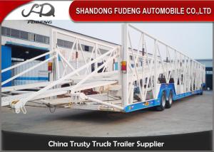 Buy cheap Double Level Mechanical Car Transporter Trailer  Open Design Three Axles product