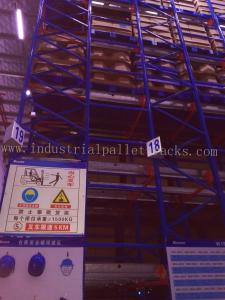 Buy cheap 12m Height / 25m Depth Radio Shuttle Racking System, Long Channel Storing By Pallet product