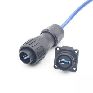 Buy cheap Car Waterproof Connector IP67 30V 1.5A USB 3.0 Nylon product