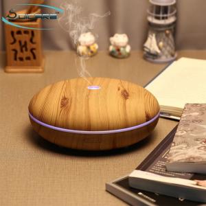 China 350ml Portable Wooden Diffuser Aromatherapy Electric Aroma Essential Oil with Lamp on sale