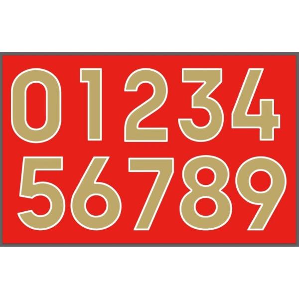 Customized Durable Heat Press Names And Numbers For jerseys uniforms