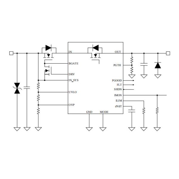 MX26631DL 40V 5A 30mΩ Hot Swap EFuse IC Electronics breakers For Minimum System