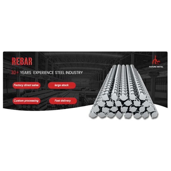 HRB400 HRB500 10mm 12mm 16mm Reinforced Deformed Steel Bar for Building Construction