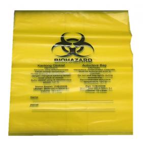 Buy cheap Medical Waste Autoclavable Biohazard Yellow Bag HDPE LDPE Gravure Printing product
