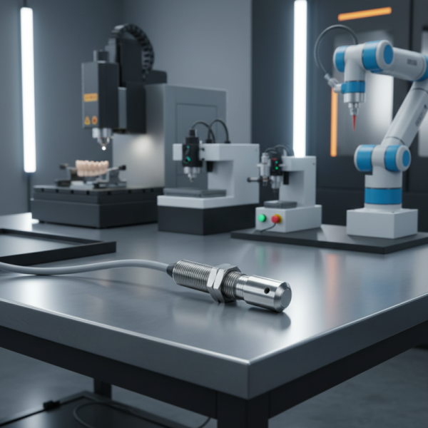 MTSM8L-TS Plunger Type Tool Setter Sensor 5mm Diameter 0.001mm Accuracy NO Output for Dental Carving Glass Jade CNC Machines