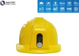 Buy cheap Customized High Voltage Black Hard Hat With Wireless HD Camera Lamp product