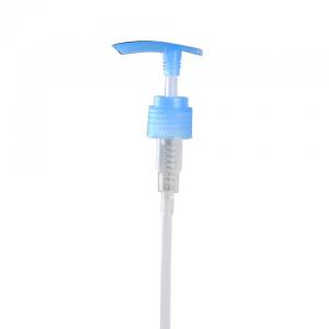 China Stable Quality Hand Wash Bottle Liquid Pump 28/410 Shampoo Pump PCR Plastic Black Lotion Pump Dispenser on sale