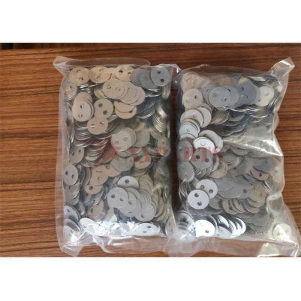 1'' Ss Lacing Washers With Double Hole To Wrap Insulation Around Irregular Shape