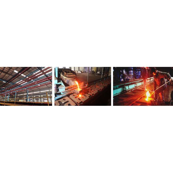 Automated Foundry Moulding Line Horizontal Parting Molding Production Line For Wet Sand Casting