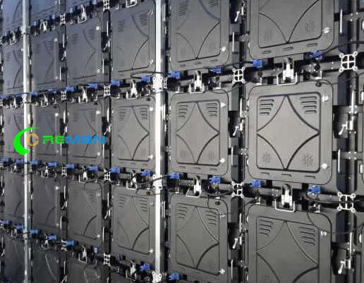 Portable Outside LED Display Cabinet For Hire , 96X96 Slim P6 LED Display 192X192mm