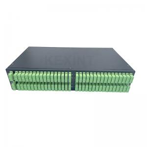Buy cheap KEXINT 4 PCS 1X 32 SC APC Fiber Optic PLC Splitter 2U ODF 19 Inch Rack Fiber Optic Patch Panel from wholesalers