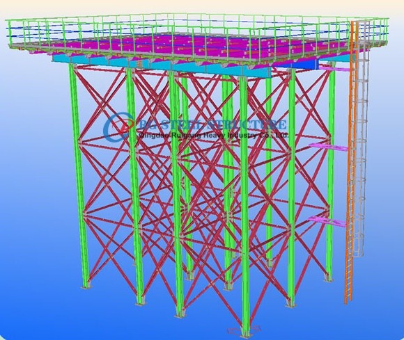 Corrosion Resistant Galvanized Steel Water Tank Customized Steel Structure Water Tower