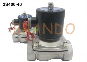 China 2S Series Stainless Steel Electronic Water Solenoid Valve 1-1/2'' Thread Pipe Size on sale