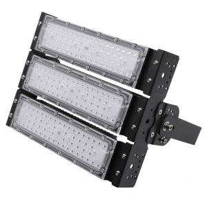 Buy cheap IP65 150W LED Modular Flood Light 3000K - 6500K With Fins Aluminum Heatsink from wholesalers