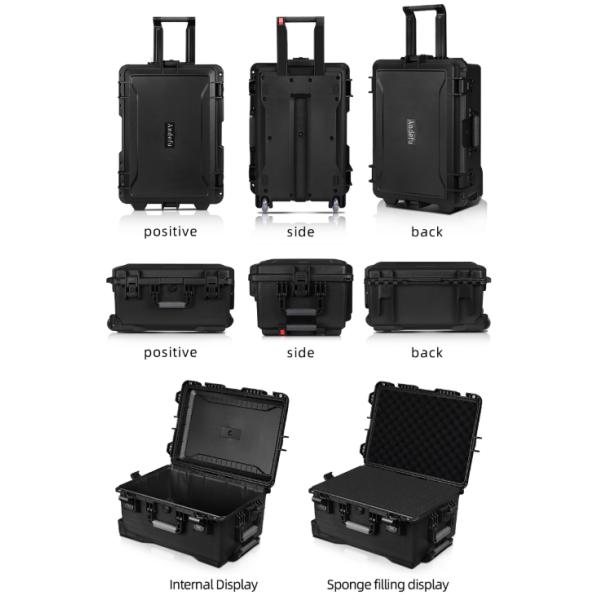 EM-5236 protective box outdoor photography equipment safety equipment box multifunctional protective trolley case