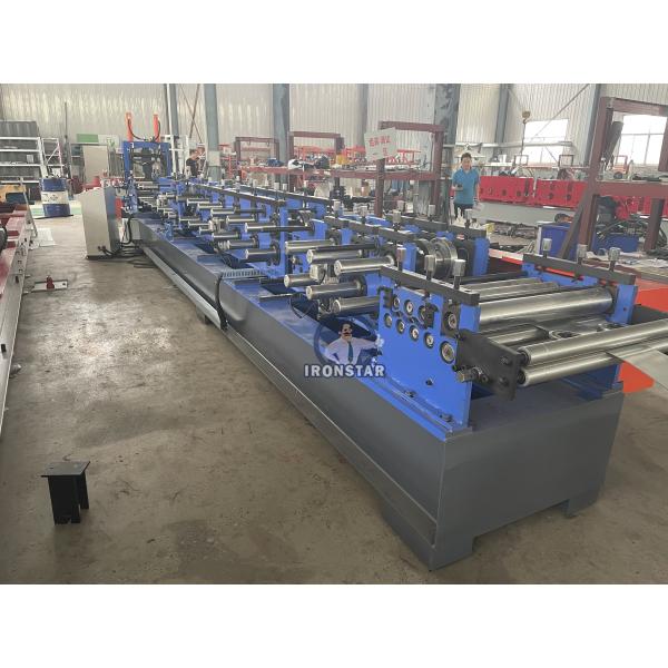 “PLC Controlled Hydraulic Fast Switch CZ Purlin Roll Forming Machine Full Automatic Galvanized Purlin Making Equipment Auto Hydraulic Adjust CZ Purlin