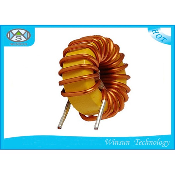 Toroidal Ferrite Core Inductor WS - TC Type Yellow Choke Coil Inductor For Cable TV