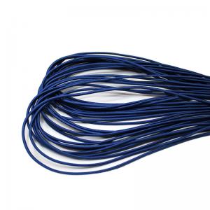 China Colored 3mm Polyester Elastic Cord Round Braided Stretching on sale