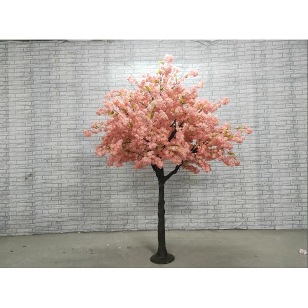 Plastic Trunk Artificial Indoor Decorative Cherry Blossom Tree For Wedding Events