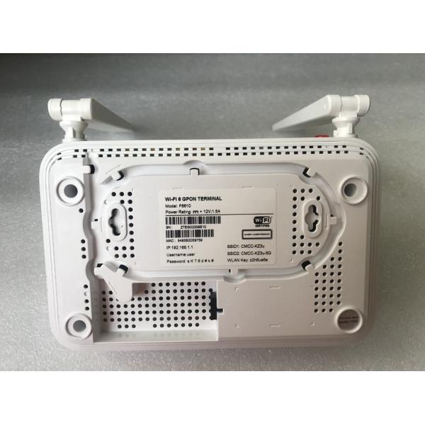 Wifi6 Onu Ont ZTE F6610 gpon epon, 4GE+1POT 2.4g/5g AC Wi-fi6 Dual Band