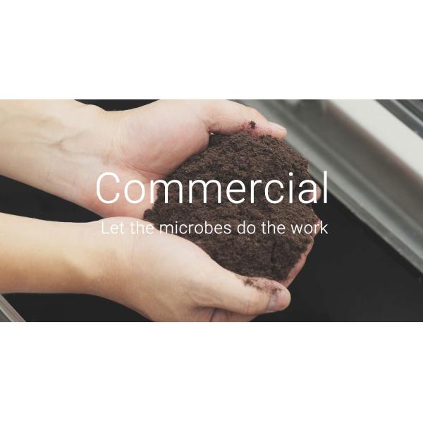 Compact Kitchen Food Automatic Fully Mechanised Organic Waste Machine For Compost Converter