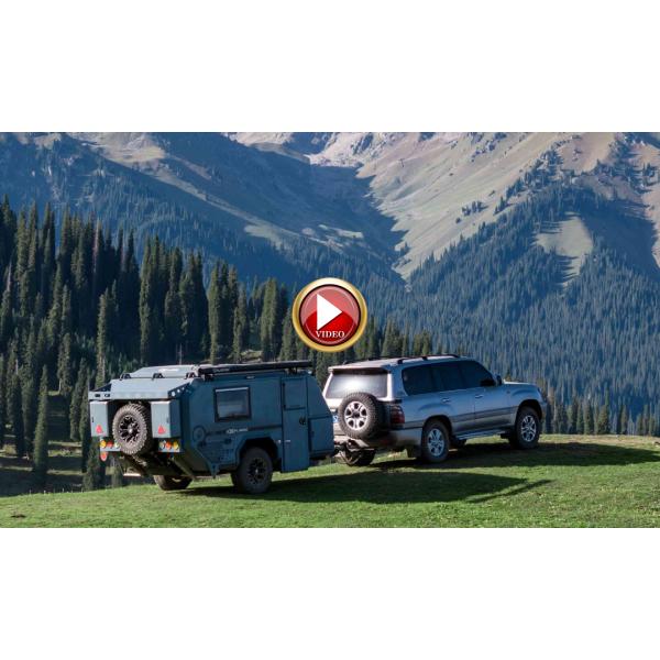 NJSTAR Explorer Lightweight Offroad Capable Camper Trailer for Comfortable Family Adventures
