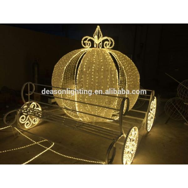 led outdoor christmas decoration horse carriage