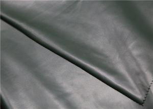 Dark Green PU Synthetic Leather Abrasion Resistant For Jacket / Dress / Bags